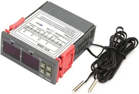 Терморегулятор электронный (контроллер) STC-3008 2 датчика