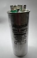 Конденсатор CBB65 50+2,5 мкф 450V алюминиевый