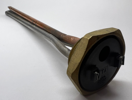 ТЭН для чугунной батареи отопления 800Вт, 220В, D 42мм G1 1/4", L 272мм, правая резьба, нерж. 24065