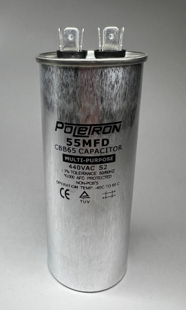 Конденсатор CBB65 55 мкф 440-450V алюминиевый