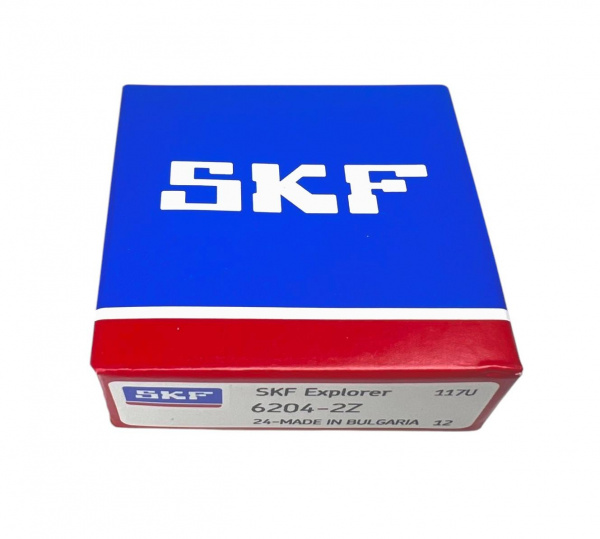 Подшипник 6204 ZZ SKF  (20*47*14)мм (в коробке) Болгария