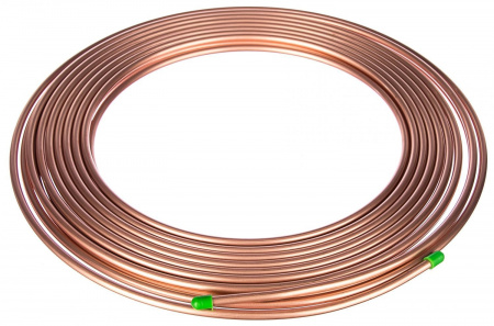 Труба медная 1/2" (12,7 х 0,70)мм ASTM B68 бухта 15м