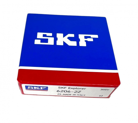 Подшипник 6206 ZZ SKF (30*62*16)мм (в коробке) Италия