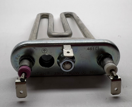ТЭН 1900W ИТА, L180мм, R15+, M135, K2, прямой, отверстие под датчик, нерж, 230V аналог SAMSUNG 3406111