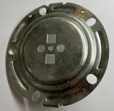 Фланец водонагревателя круглый RF Ariston  D-80/125мм, 5 отверстий, 65111789, 571755, 65180071, 3418002, 570409, WTH215UN