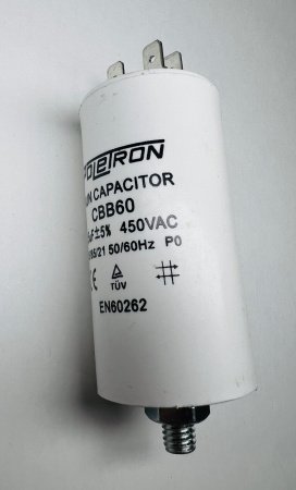 Конденсатор CBB60 15 мкф 450V пластик