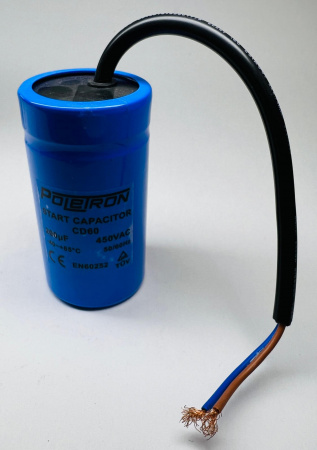 Конденсатор  CBB60  200 мкф  250V с проводом