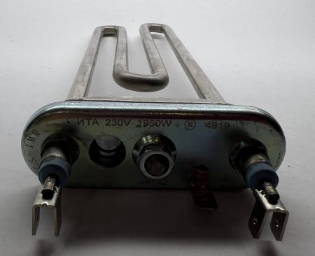 ТЭН 1950W ИТА (прям. с отв. L=235, R15, M165)