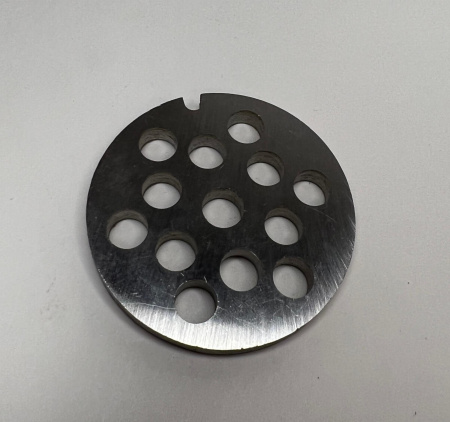 Решетка мясорубки Braun, Gorenje  D-53мм центр 8мм толщина 6мм (крупная) PH021, BR007, ZL001, GR005