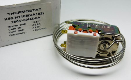 Термостат К-50 Н1105 L 1,2м −18С/+3,5С код VA102  X1037
