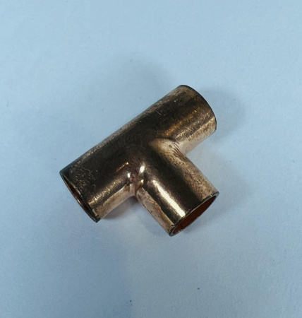 Тройник  медный 3/8” (10мм)