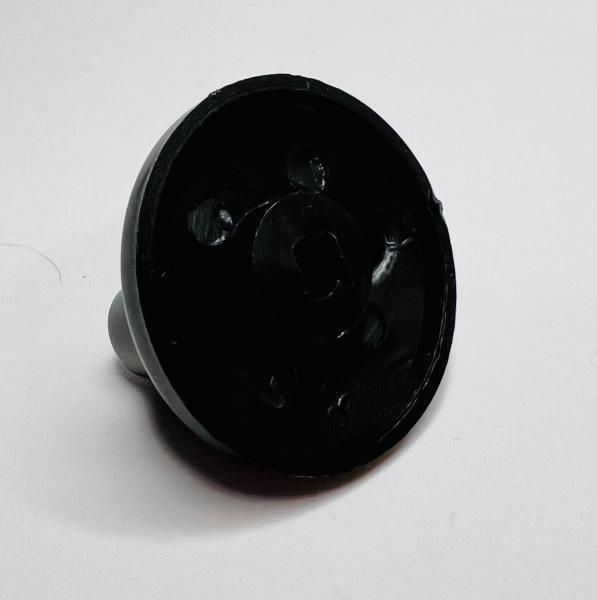 Ручка переключения режимов плиты (черная) D-6мм унив
