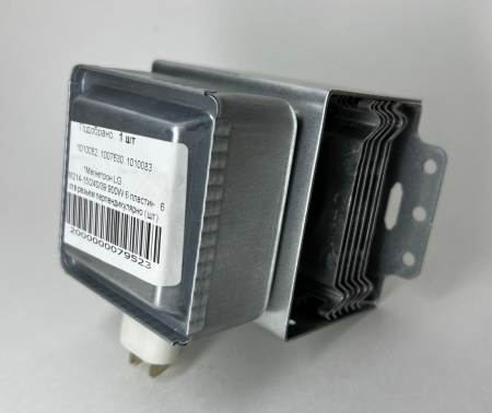 Магнетрон для микроволновки LG  2M214-15/240/39 900Вт (6 пластин, 6 отверстий)