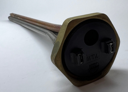 ТЭН для чугунной батареи отопления 1000Вт, 220В, D 42мм G1 1/4", L 272мм, правая резьба, нерж.