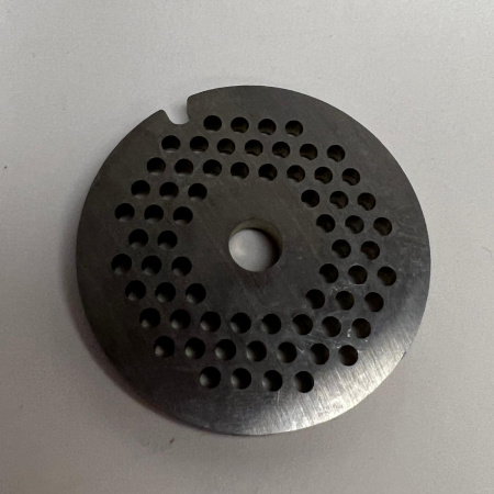 Решетка мясорубки Bosch, Braun, Zelmer  D-53мм центр 10мм,  толщина 5,5мм  (мелкая) 620950, BR008, PH006, ZL002, VS040
