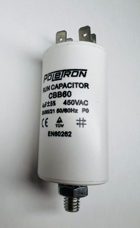 Конденсатор CBB60 4 мкф 450V пластик